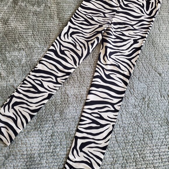NWT Zara Zebra Print High Waist Leggings Pants, Size Large - Picture 10 of 10